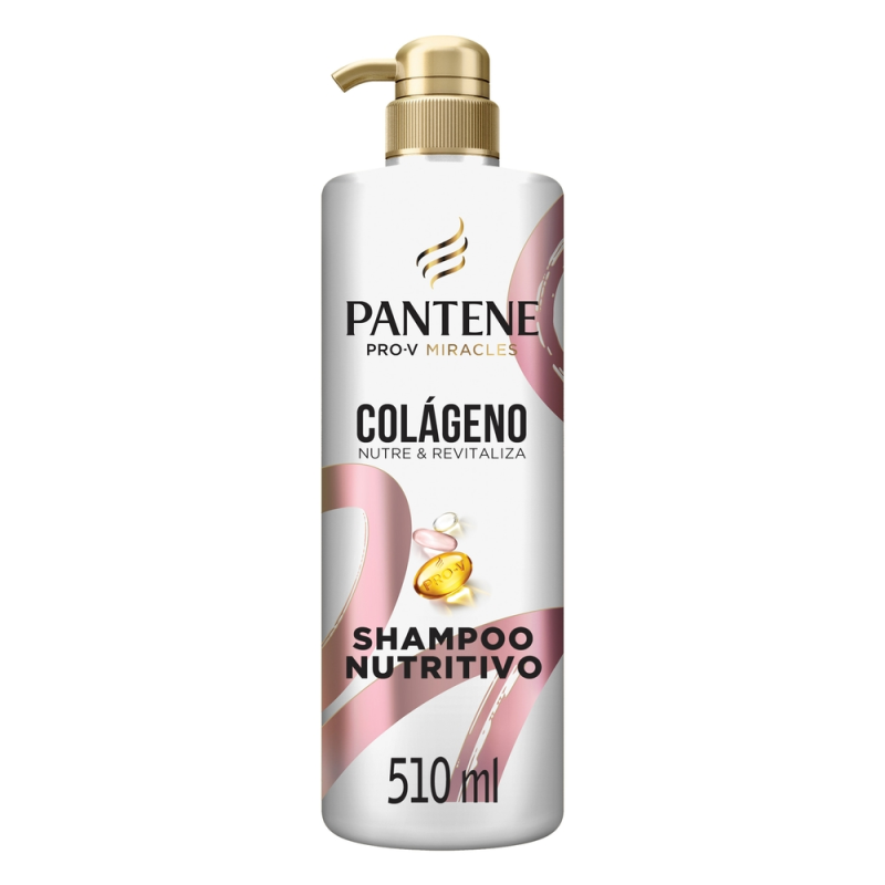 Shampoo Pantene Miracles Colágeno Nutre y Revitaliza 510 ml